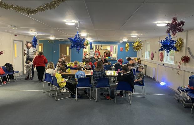 District Youth Lead Visits Christmas Camp