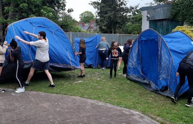 Teamwork And Speed At St Cuthberts Scouts